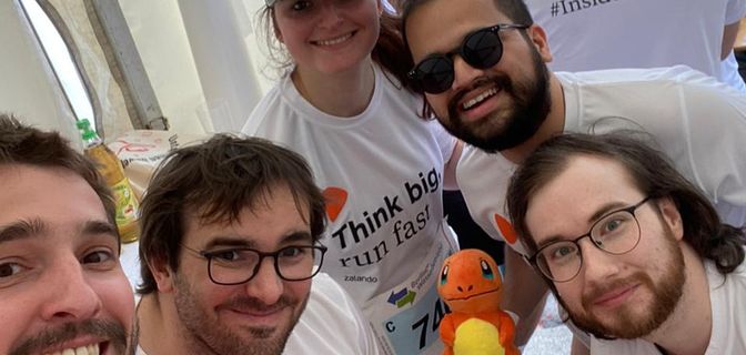 Zalando web platform team relay's group picture