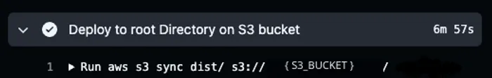 slow aws s3 upload taking 6min 57s