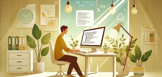 simple work environment